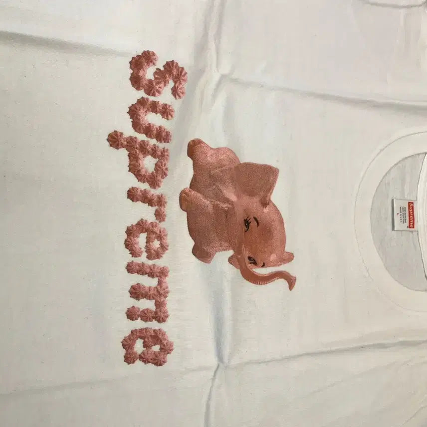 [BUNJANG] Supreme Elephant T-Shirt White L / 슈프림 코끼리 티셔츠 화이트 L
