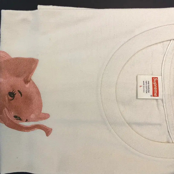 [BUNJANG] Supreme Elephant T-Shirt White L / 슈프림 코끼리 티셔츠 화이트 L