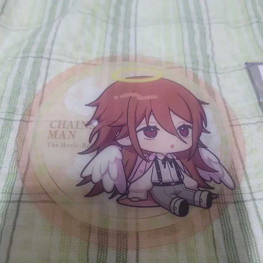 [BUNJANG] Chainsaw Man Angel Sunshine Special Edition Coaster + Can Badge Set / 체인소맨 천사 선샤인 특전 코스터 + 캔뱃지 세트