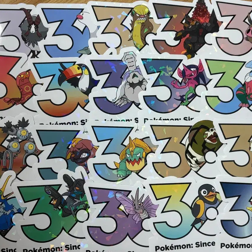 [BUNJANG] Pokemon 30th Anniversary Sticker Set / 포켓몬스터 포켓몬 30주년 기념 스티커 원가양도합니다