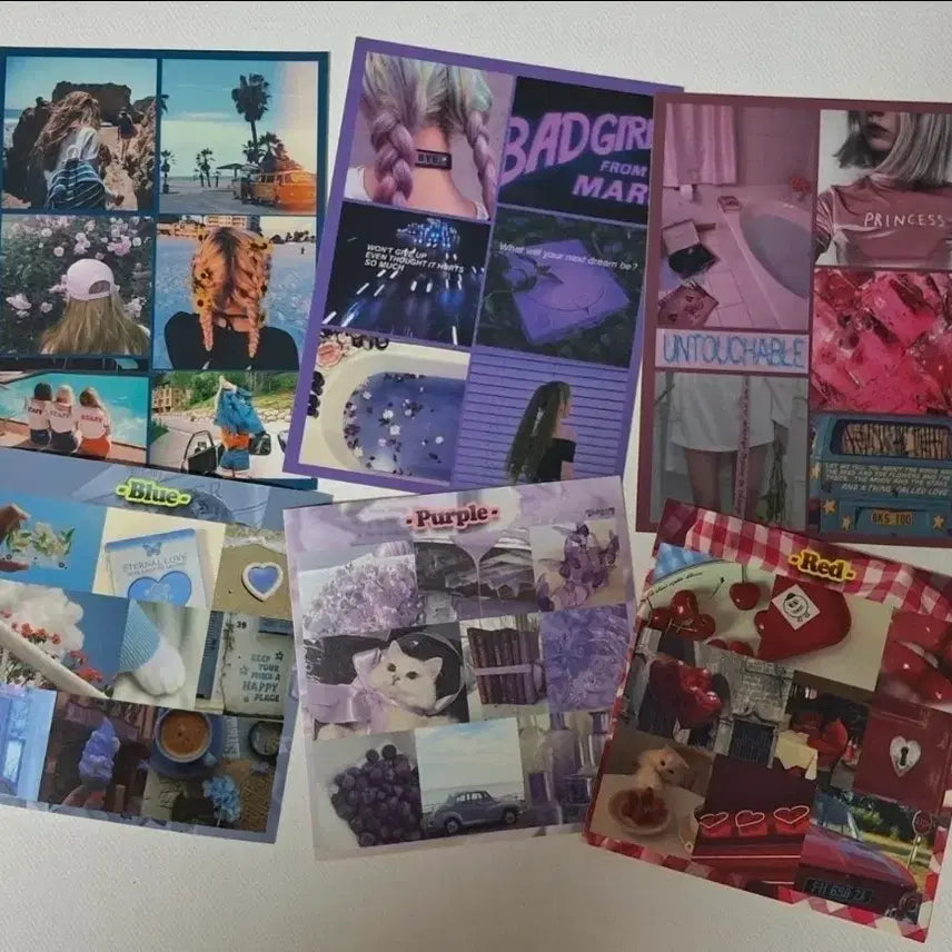 [BUNJANG] Kitsch Non-Duplicated Sticker Set for Diary Decorating / 다꾸 키치 무중복 세트