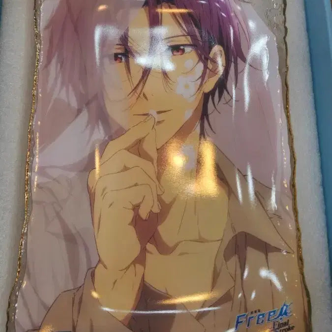 [BUNJANG] Free! Rin Matsuoka Platter Glass Plate / Free! 마츠오카 린 플래터 글라스 플레이트