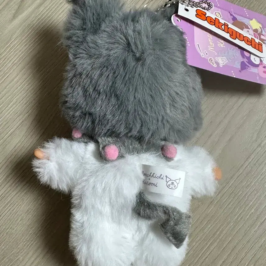 [BUNJANG] Monchhichi Kuromi Collaboration Doll Keychain / 몬치치 쿠로미 콜라보 인형 키링