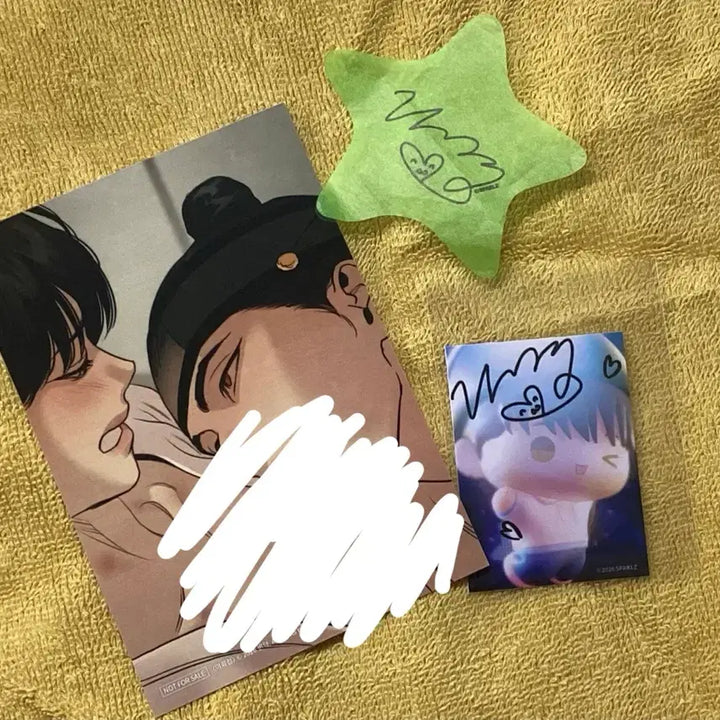 [BUNJANG] Sparkles Resin Pop-up Yakwahcheop Baek Nakyeom Confetti P.O.B. / 스파클즈 레진 팝업 야화첩 백나겸 뽀시래기 5만원 특전 컨페티 윤승호