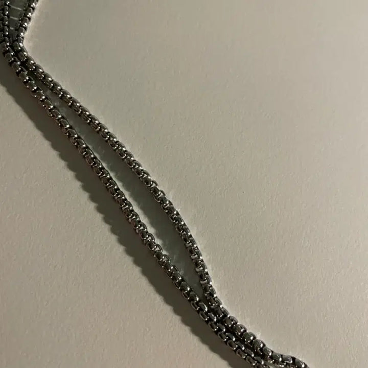 [BUNJANG] Necklace Chain Set (2 pcs) / 목걸이