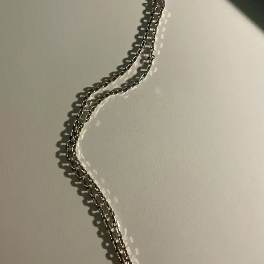 [BUNJANG] Necklace Chain Set (2 pcs) / 목걸이