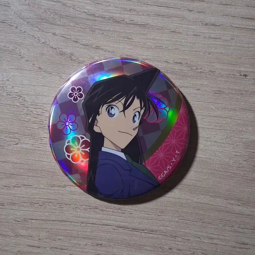 [BUNJANG] Detective Conan Ran Mouri Hologram Badge / 명탐정 코난 모리 란 홀로그램 뱃지