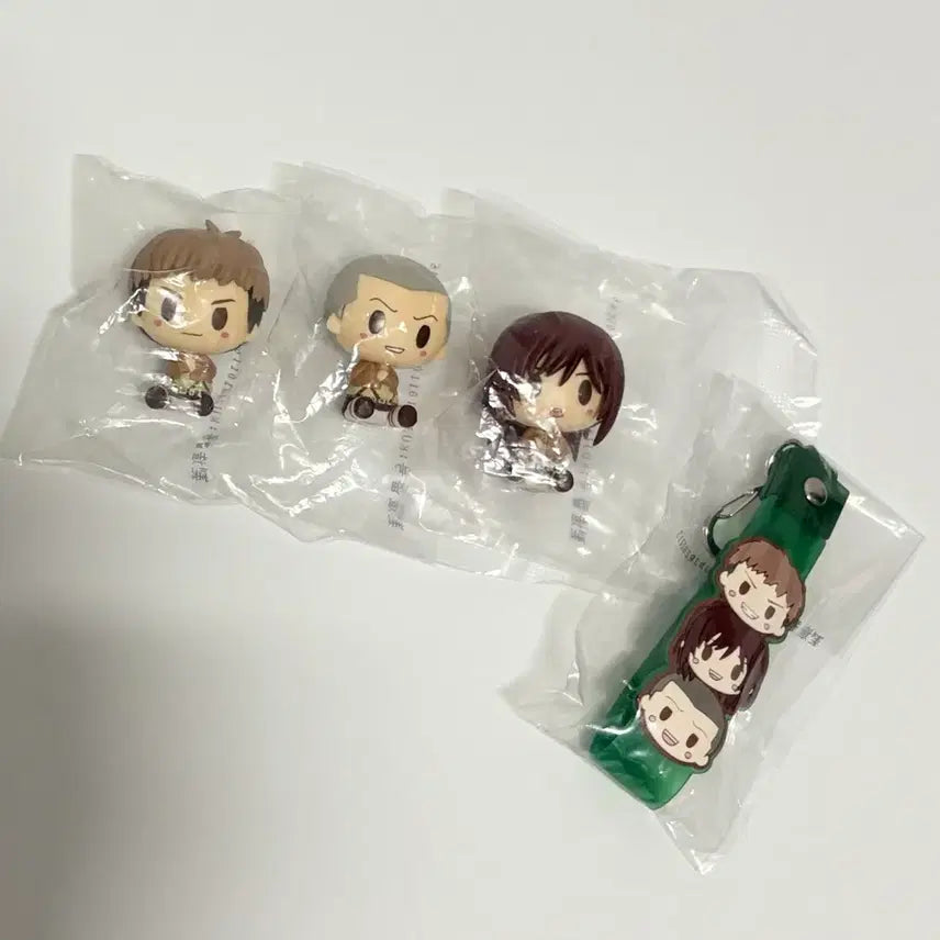 [BUNJANG] Attack on Titan Choconoqo Rubber Strap Bundle Set / [진격의거인] 장코샤 초코노코 고무스트랩 일괄