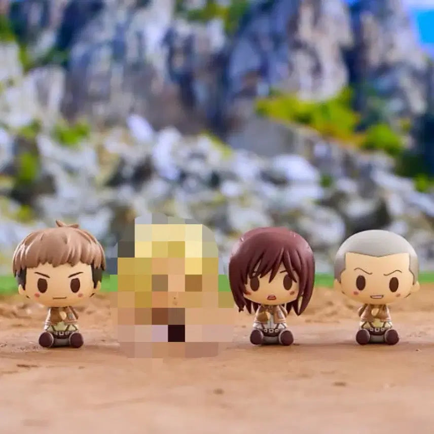 [BUNJANG] Attack on Titan Choconoqo Rubber Strap Bundle Set / [진격의거인] 장코샤 초코노코 고무스트랩 일괄