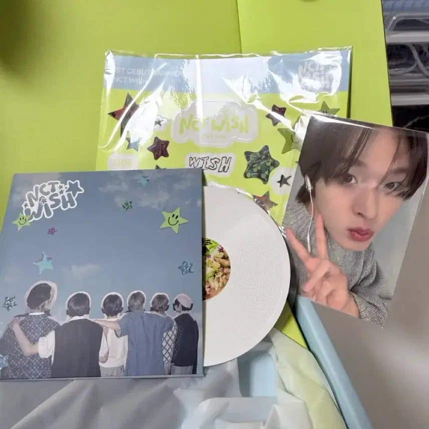 [BUNJANG] NCT WISH 1st Anniversary TurnTable Bluetooth Speaker Riku / 엔시티 위시 1주년 MD 턴테이블 블루투스 스피커 리쿠 nctwish