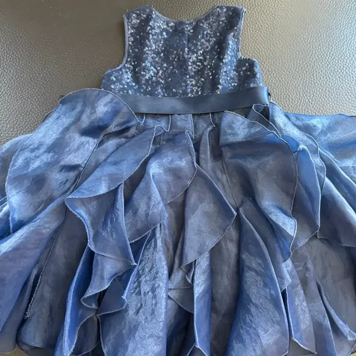 [BUNJANG] Monsoon Blue Sequin Dress (18-24 Months) / MONSOON 드레스 18-24m