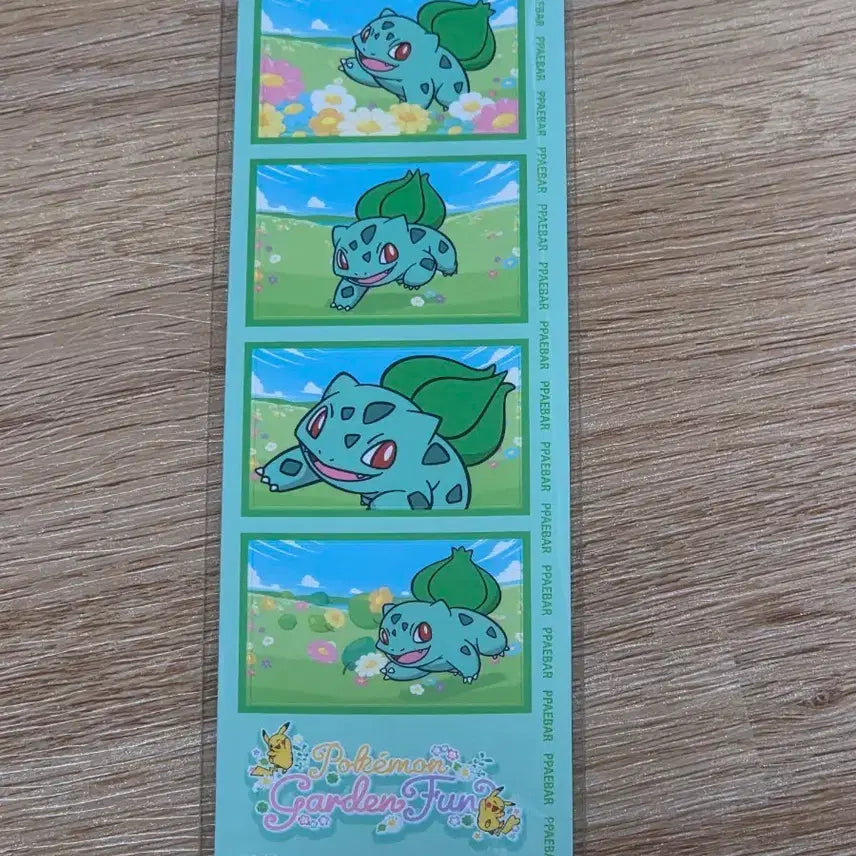 [BUNJANG] Olive Young Bbabaa Pokemon 4-Cut Sticker Bulbasaur / 올리브영 빼바 포켓몬 네컷 스티커 이상해씨 판매합니다.