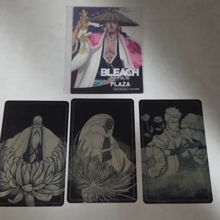 [BUNJANG] Bleach Popup Clear Card &amp; Scene Card Set (4 types) / 블리치 팝업 클리어카드 및 씬카드 4종 세트