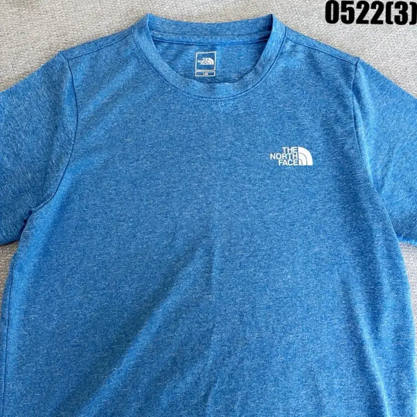 [SOLD OUT] 노스페이스 키즈 블루 반팔 티셔츠 140 0522