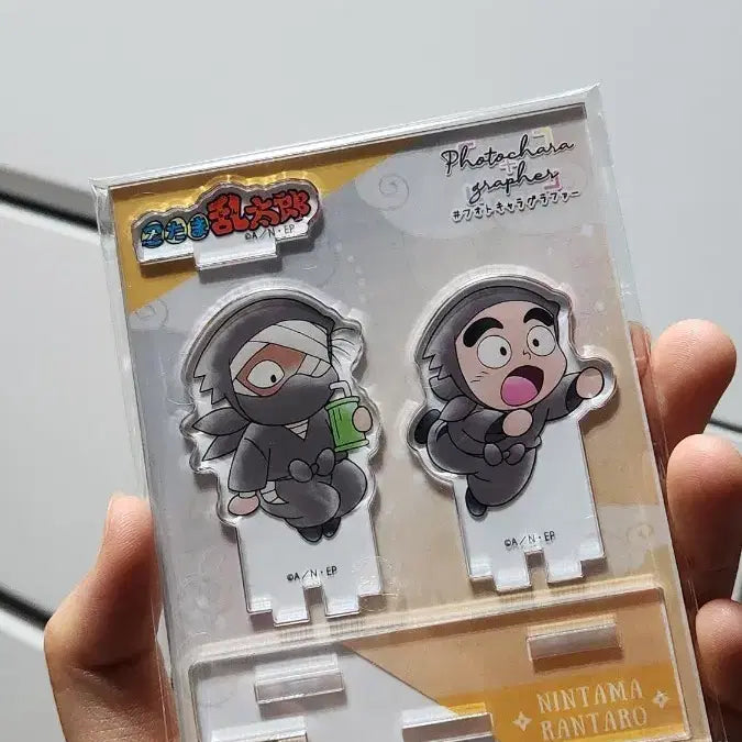 [BUNJANG] Nintama Rantaro Photographer Acrylic Stand Jotto &amp; Sonnamon / 닌타마 란타로 포토그래퍼 아크릴 스탠드 잣토&amp;손나몽