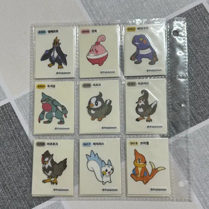[BUNJANG] Pokemon 4th &amp; 9th Gen 55-Piece Sticker Set / 포켓몬 띠부씰 4, 9세대  55종 일괄 판매합니다