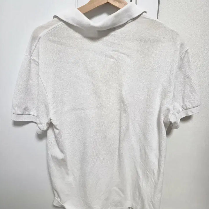 [BUNJANG] Lacoste Classic Fit PK White Short Sleeve Polo Shirt / [M] 라코스테 클래식핏 PK 화이트 반팔 카라티