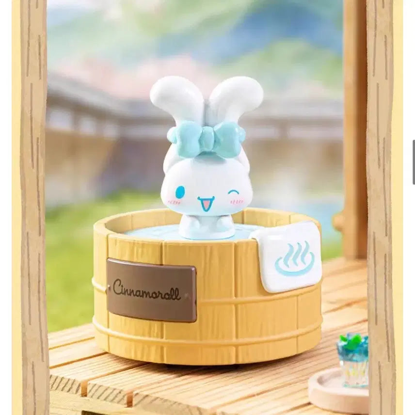 [SOLD OUT] 탑토이 산리오 온천 무빙 피규어 [시나모롤]