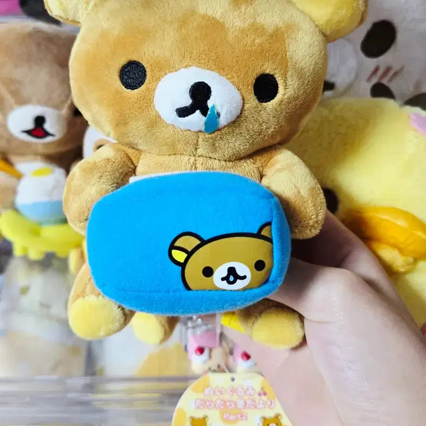 [BUNJANG] San-X Rilakkuma Tissue Holder Plush (Classic) / 택O 고전 산엑스 리락쿠마 콧물 휴지 인형