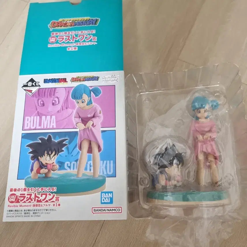 [BUNJANG] Dragon Ball History Last One Son Goku Bulma Figure / 드래곤볼 히스토리 라스트원 손오공 부르마 피규어