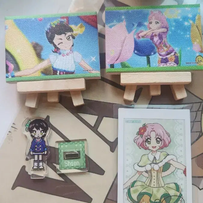 [BUNJANG] Aikatsu Sakura Shion Cheki Acrylic Canvas Board / 아이카츠 사쿠라 시온 체키 아크릴 캔버스 보드
