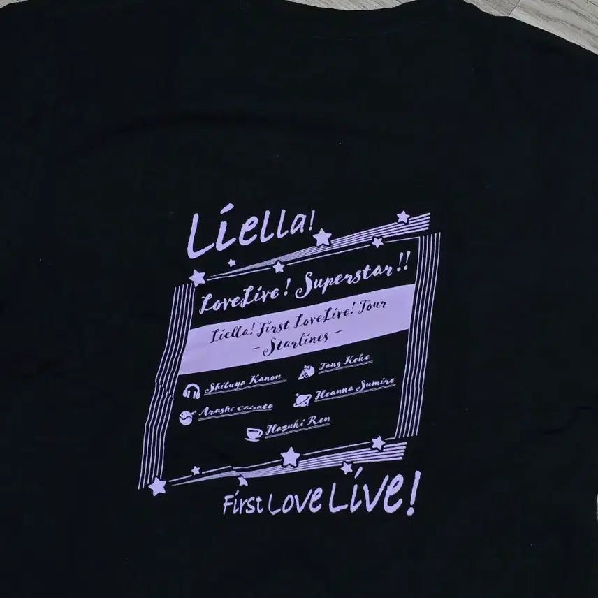 [BUNJANG] Love Live! Superstar!! Liella! First Live T-Shirt Free Size / 러브라이브 슈퍼스타 리엘라 리에라 퍼스트라이브 티셔츠 Free