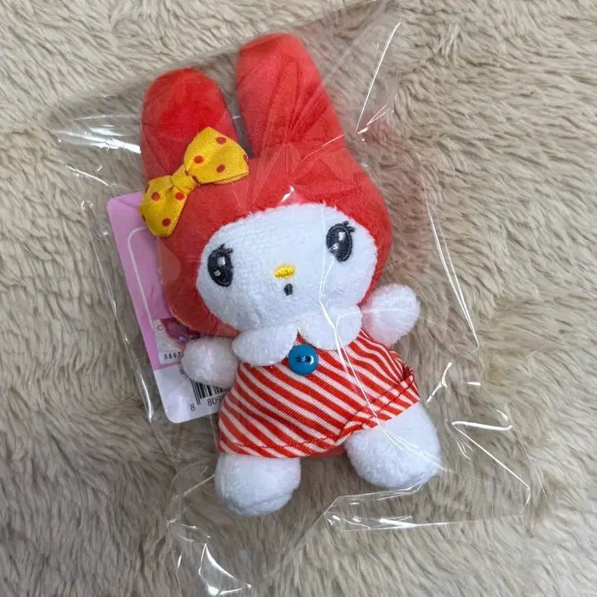 [BUNJANG] Sanrio My Melody Emokyun Retro 8 Doll Keychain / 산리오 정품 마이멜로디 에모큥 레트로8