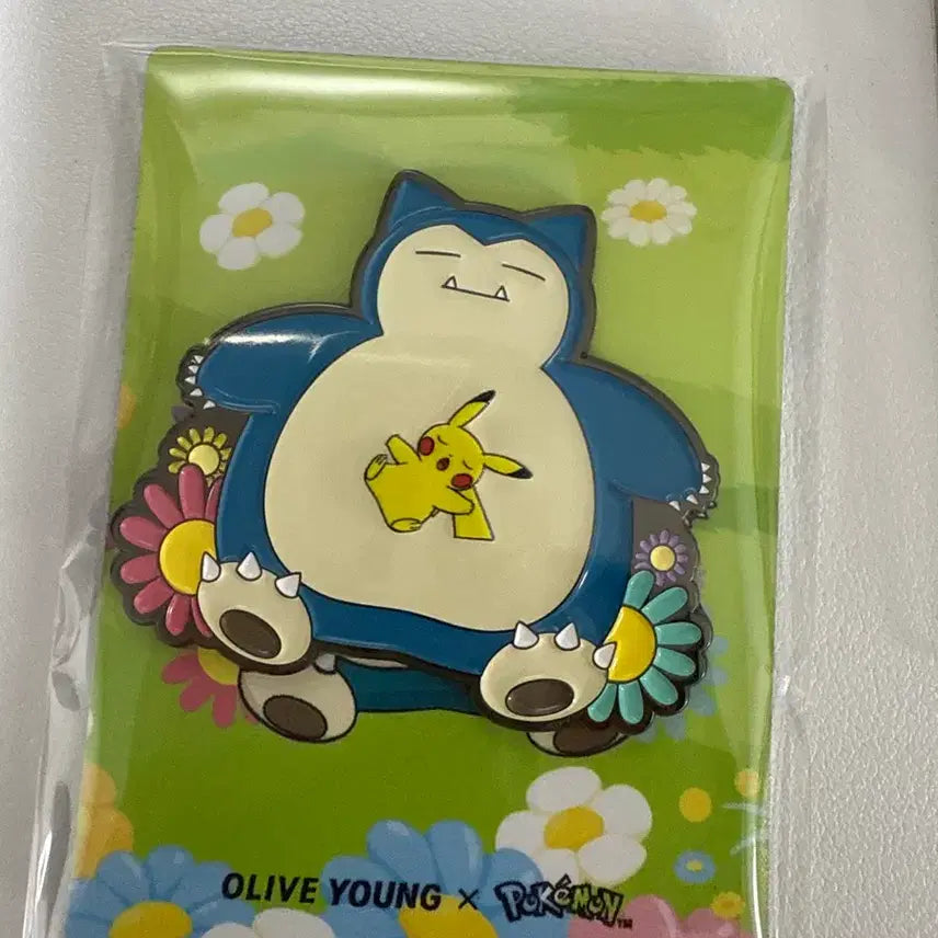 [BUNJANG] Olive Young Pokemon Collaboration Snorlax Double Magnet / 올리브영 포켓몬 콜라보 더블 마그넷 잠만보