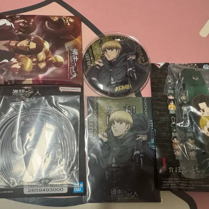 [BUNJANG] Attack on Titan Goods Set (Sealed) / 진격의 거인 굿즈 세트 비닐미개봉