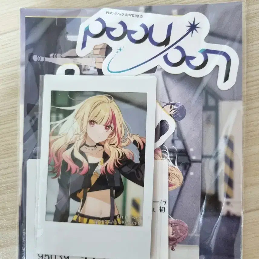 [BUNJANG] Project Sekai Tenma Sakaki JoJo Town Cheki Polaroid &amp; Leonids Sticker Set / 프로세카 프세카 텐마사키 조조타운 체키 레오니 스티커 이치카 시호 호나미