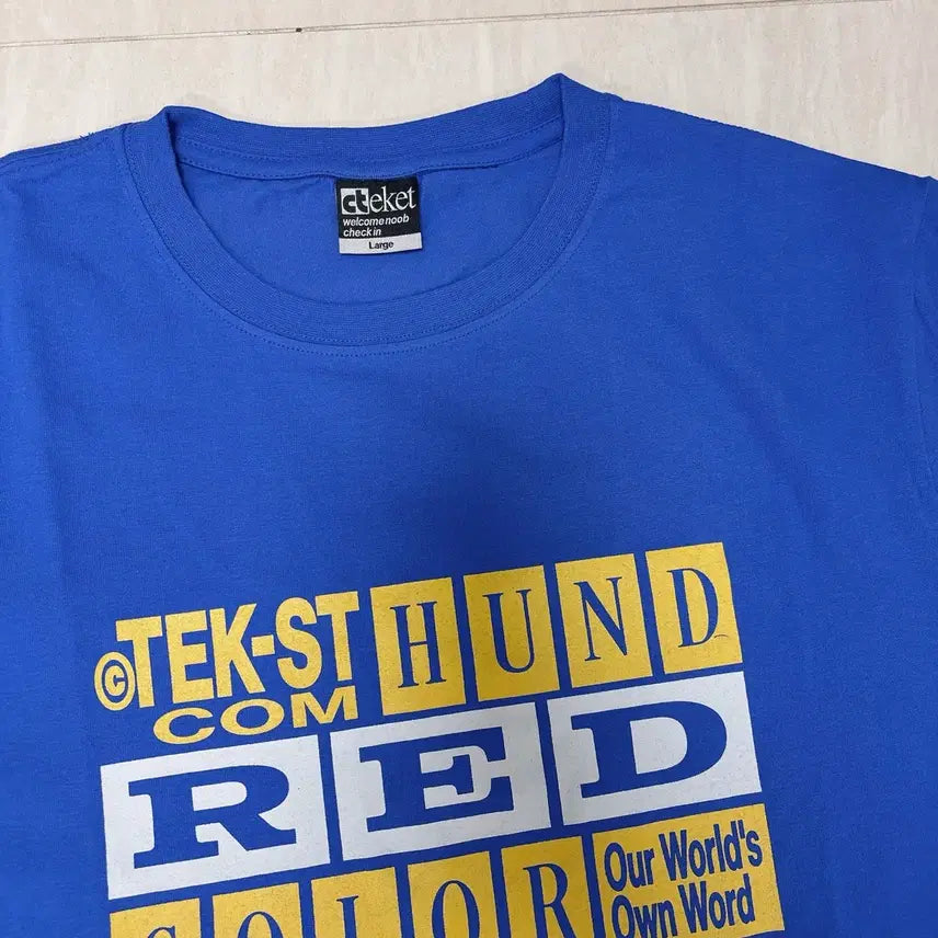 [BUNJANG] Ticket Short Sleeve T-Shirt L Size / 새제품 테켓 반팔티 L사이즈