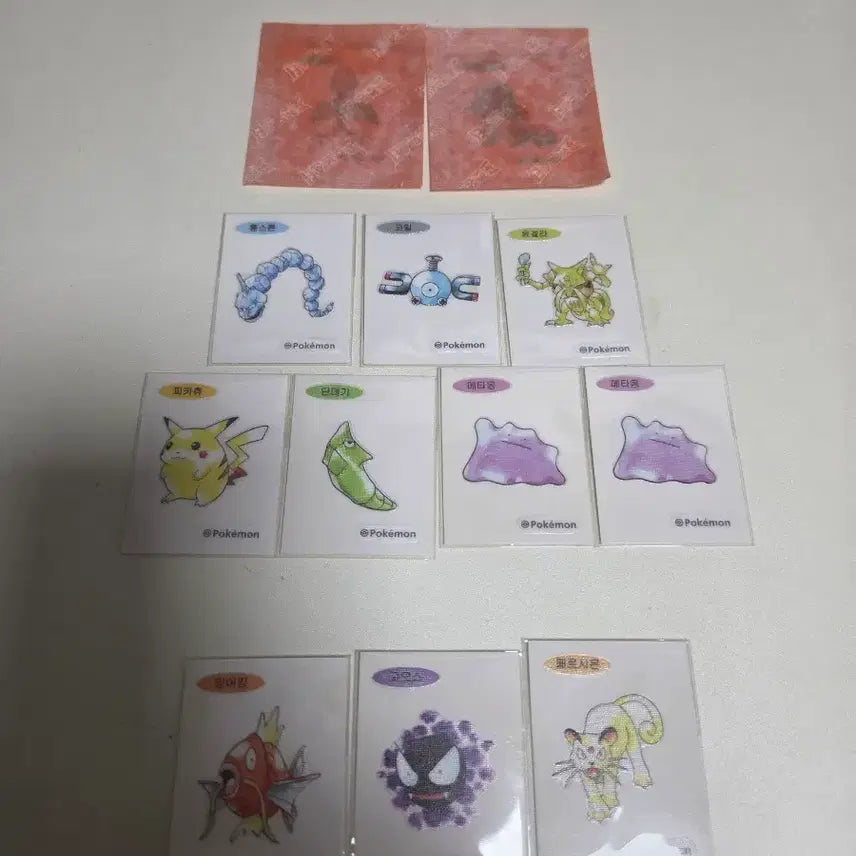 [BUNJANG] Pokemon 30th Anniversary Artworks Ppibbi Set / 30주년 포켓몬 아트웍 띠부씰