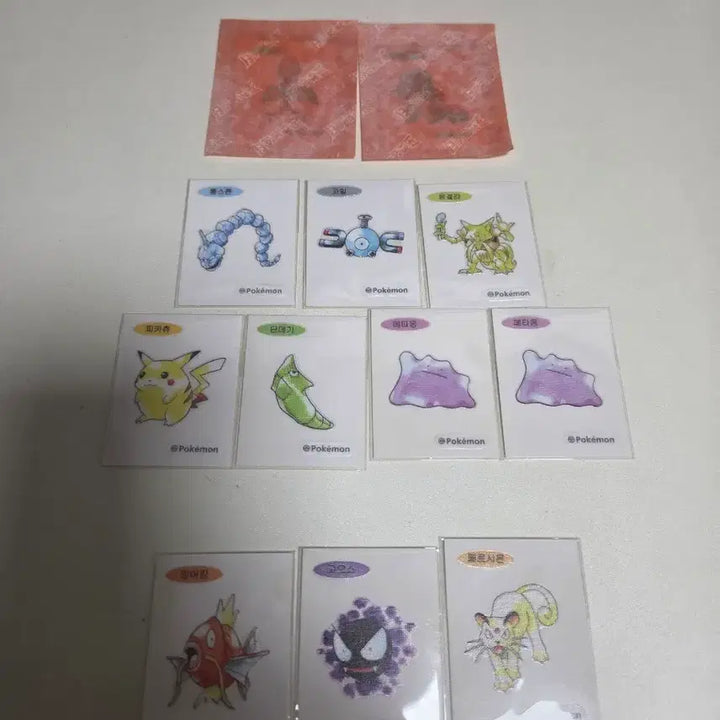 [BUNJANG] Pokemon 30th Anniversary Artworks Ppibbi Set / 30주년 포켓몬 아트웍 띠부씰