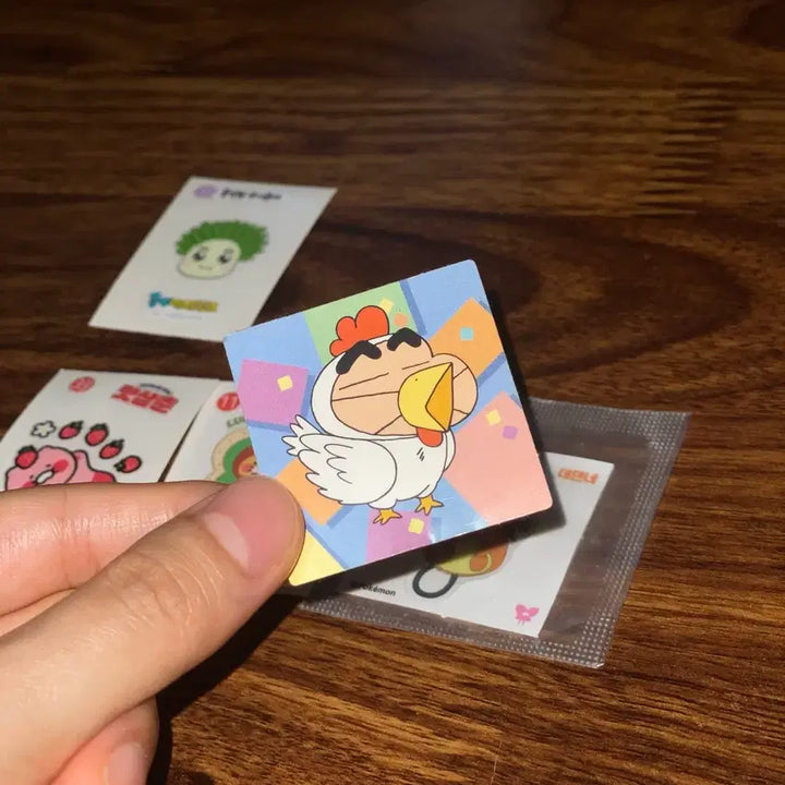 [BUNJANG] Kungya, Choonsik, Shin-chan, Pokemon Stickers / 쿵야 춘식이 짱구 포켓몬 씰