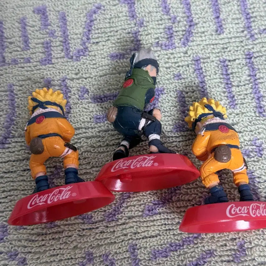 [BUNJANG] Naruto Jump Festa Coca-Cola Collaboration Kakashi Vintage Figure Set / 나루토 점프 페스타 코카콜라 콜라보 카카시 고전 피규어