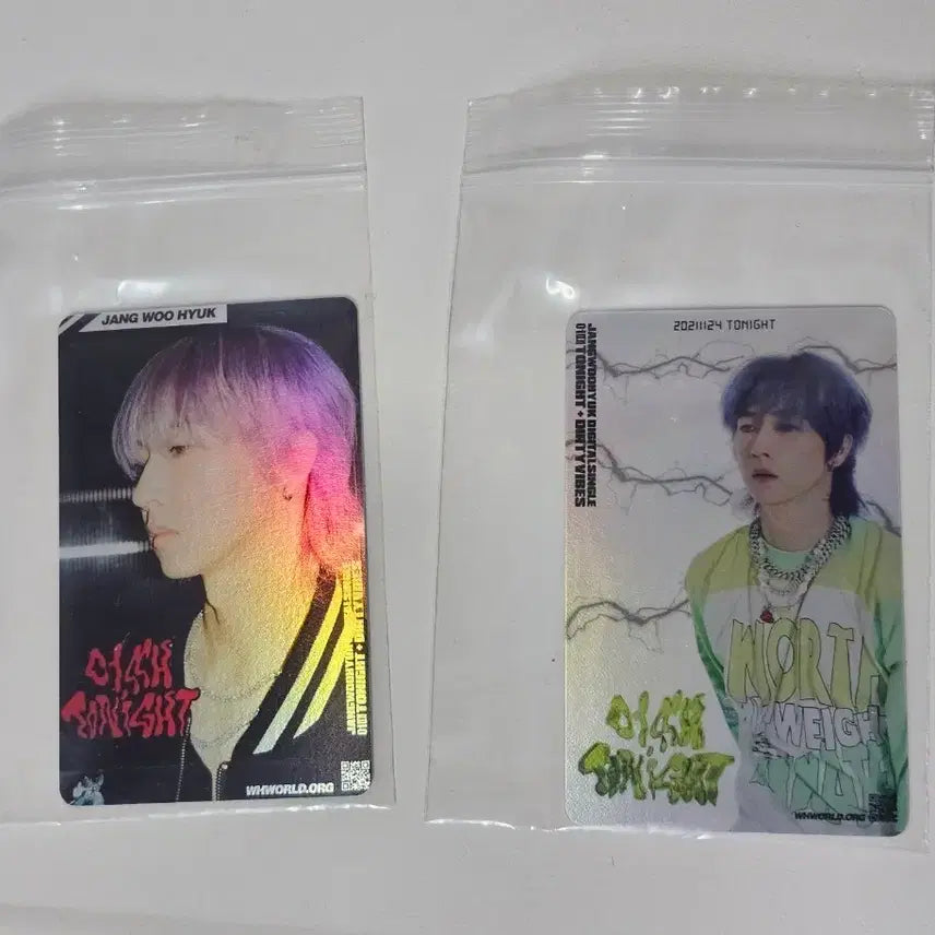 [BUNJANG] Jang Woo Hyuk Hologram Photocard Set (OG-2) / 장우혁 공식 포카 새상품