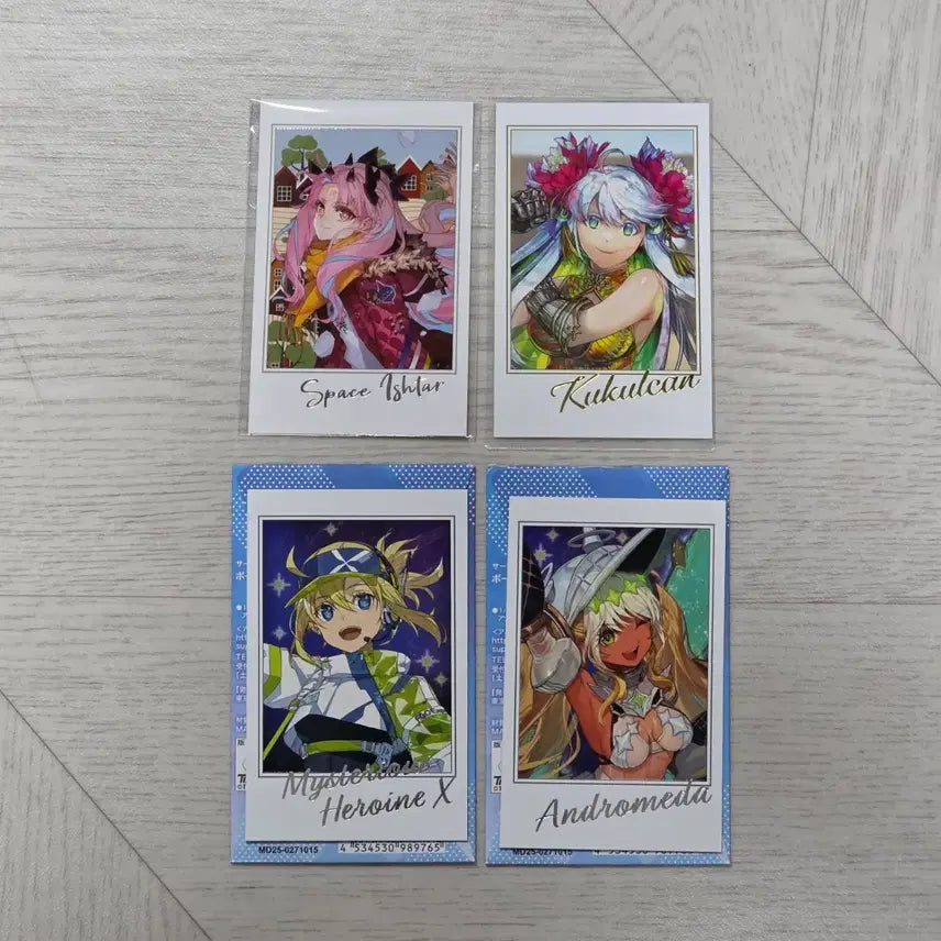 [BUNJANG] Fate/Grand Order Space Ishtar, Kukulkan, Mysterious Heroine X, Andromeda - PASHADELi Set / 페그오 포트레이트 스페이스 이슈타르 쿠쿨칸 외2종 파샤 세트