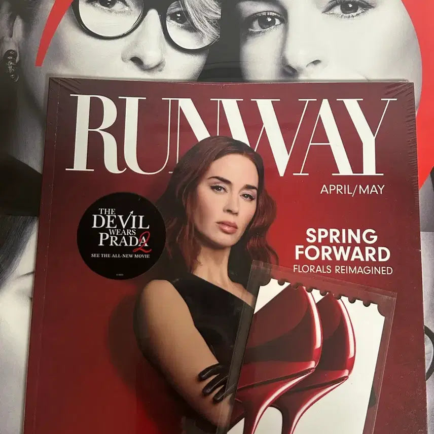 [BUNJANG] The Devil Wears Prada Runway Magazine + Original Ticket + ScreenX Poster Set / 악마는 프라다를 입는다 런웨이잡지+오리지널티켓+screenX포스터