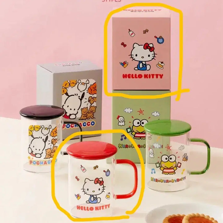 [BUNJANG] Sanrio Hello Kitty Glass Cup / 산리오 유리컵 키티 헬로키티 컵 예스24 사은품 굿즈 yes24