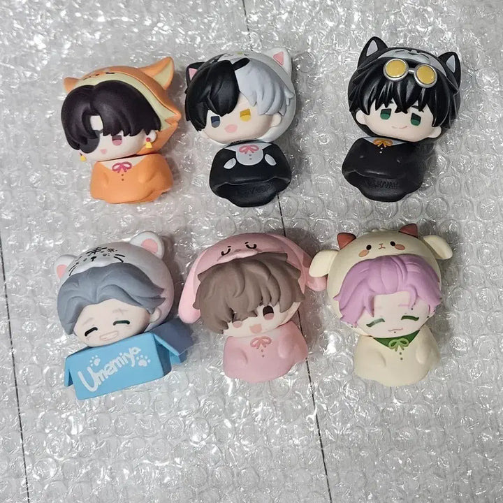 [BUNJANG] Winbre Sakura Animal Figure Stack Set / 윈브레 사쿠라 스택업 쌓기 동물 피규어 일괄 판매