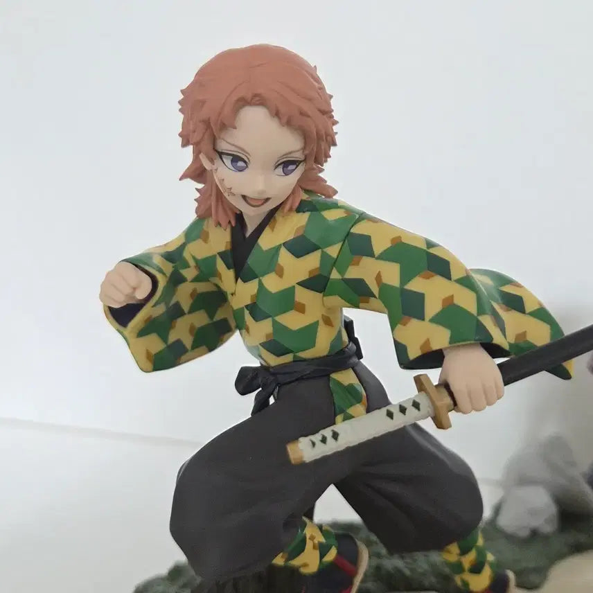 [BUNJANG] Demon Slayer Giyu Sabito Cross Link Childhood Figures Bundle Set / 귀멸의칼날 기유 사비토 크로스링크 유년기 피규어 일괄판매