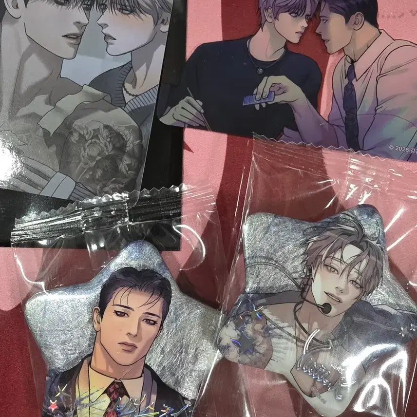 [BUNJANG] Resin Sparkles 10 Special Photocard &amp; Can Badge Bundle Set / 레진 스파클즈 10특 포토카드 포카 캔뱃지  양도 조개소년 발화