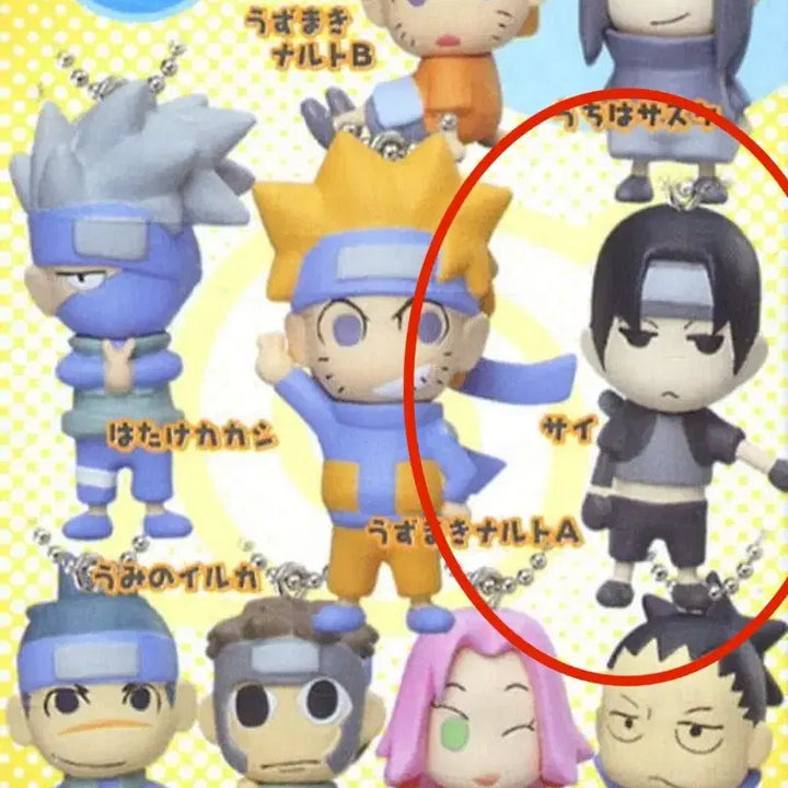 [BUNJANG] Bandai Naruto Shippuden Sai Dattebayo Keychain Gashapon Mascot Figure / 나루토 사이 닷테바요 키링 고전 마스코트 밤티 가챠 반다이 피규어
