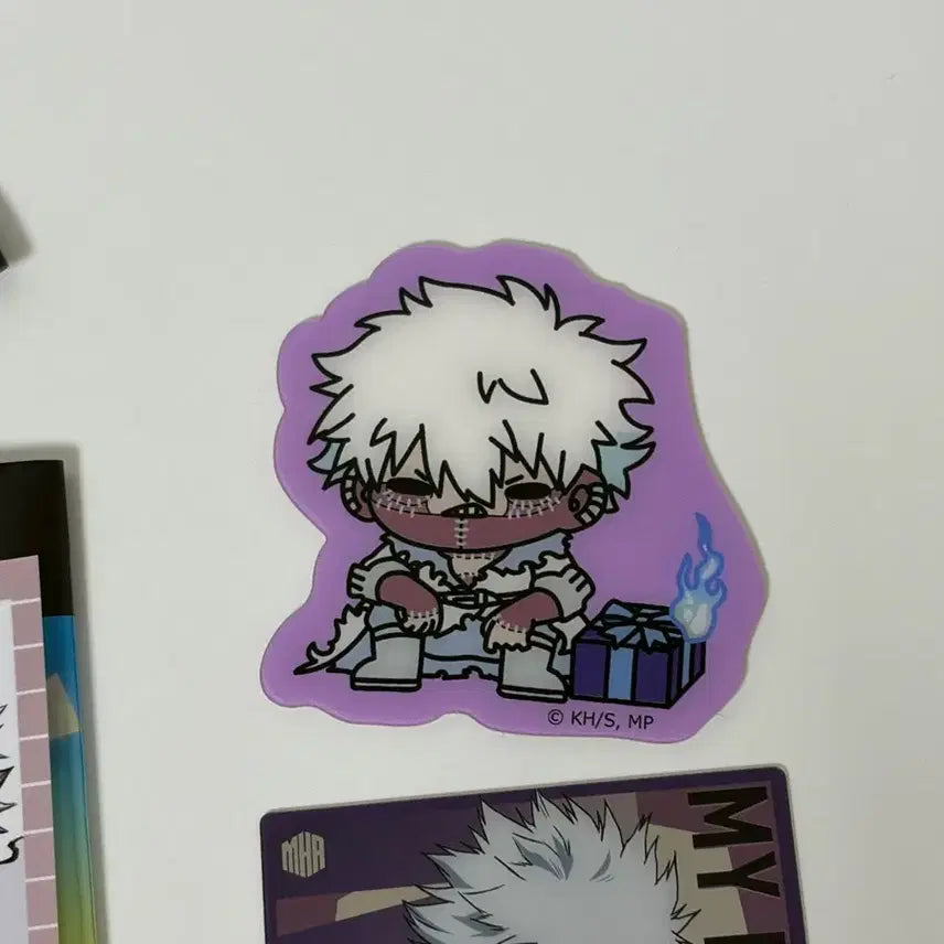 [BUNJANG] My Hero Academia Dabi Set (Clear Metal Card, Photo, Sticker) / 히로아카 다비 세트 (베이스 야드 클리어 메탈 카드+증명사진+스티커)