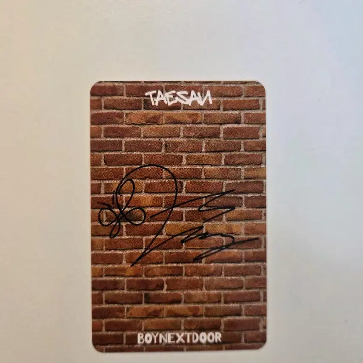 [BUNJANG] Taesan Who! Album Photocards / (동영상확인) 태산 who! 앨범활용인증포카