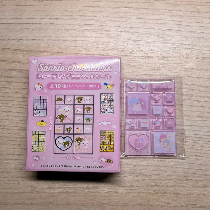 [BUNJANG] Sanrio Mini Tile Sticker Little Twin Stars / 산리오 미니 타일 스티커 랜덤 키키라라 리틀트윈스타