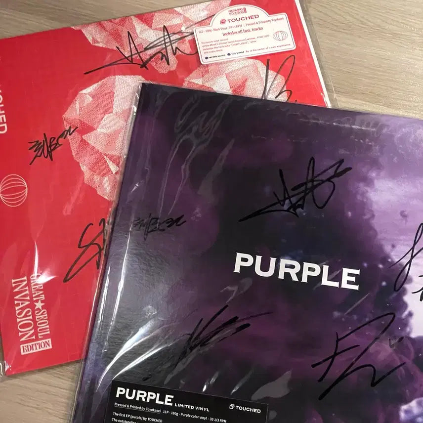 [BUNJANG] Touched GSI PURPLE Signed LP (Sealed) / 터치드 GSI 그서인 PURPLE 퍼플 미개봉 사인반 LP
