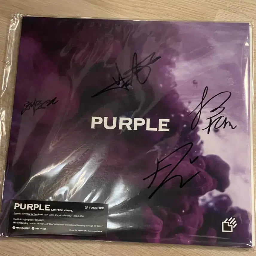 [BUNJANG] Touched GSI PURPLE Signed LP (Sealed) / 터치드 GSI 그서인 PURPLE 퍼플 미개봉 사인반 LP