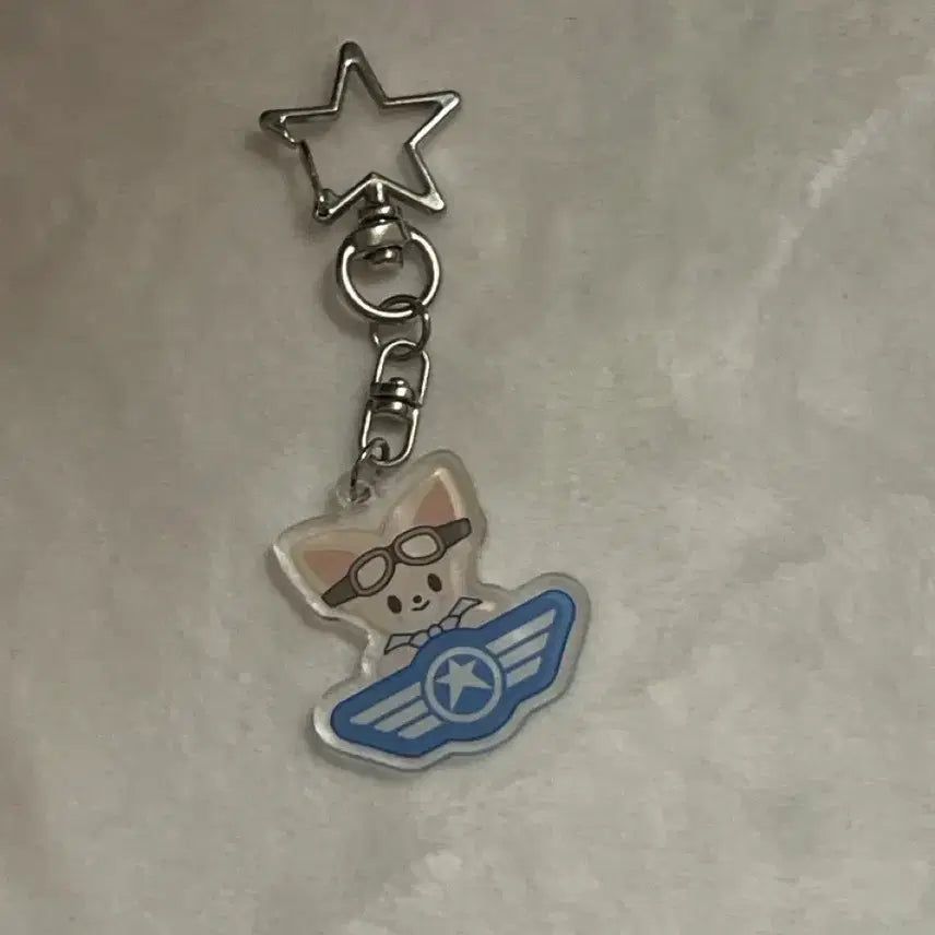 [BUNJANG] Stray Kids I.N Pilot Pilot Keychain / 스트레이키즈 스키즈 스키주 폭시니 아이엔 양정인 파일럿 키링