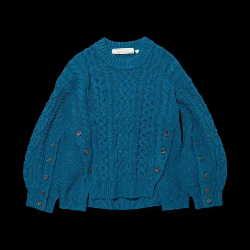 [BUNJANG] GU x Rokh Collaboration Cable Knit Sweater - Size M / GU rokh 콜라보 케이블 니트 M사이즈